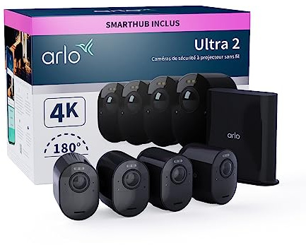 Arlo Ultra 2 Spotlight camera surveillance Wifi VMC5440B+ Accessoire certifié Arlo Câble de Recharge Magnétique