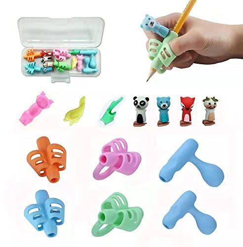 Impugnatura penna，pencil grip，Impugnature Matita per Bambini，Scrittura Strumento Correzione Della Postura ，per Bambini Adulti Necessità Speciali