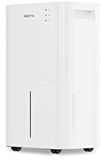 Ometa Dual Dehumidifier Air Purifier, 20L Dual | HEPA Filter & IONISER, Removes Damp, Condensation, Air Pollutants, WiFi, Humidity Display, 24h Timer, Clothes Drying Mode