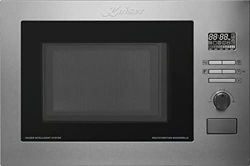Kaiser EM 2520 micro-ondes encastrable en acier inoxydable / 25L / 21 fonctions/ 8 fonctions spéciales pomme de terre pizza poisson/UVP 649 EUR/Lauréat du German Brand Award 2017-2018