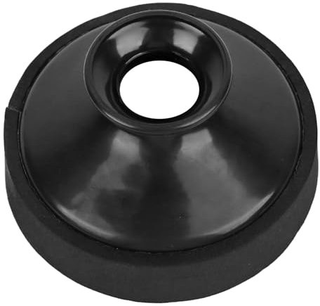 Altsaxophon-Dämpfer, Tragbare Größe, Einfache Installation, Runder Saxophon-Dämpfer, ABS-Kunststoff, Verschleißfest, für die Tägliche Spielpraxis (BLACK)