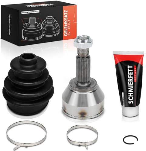 Frankberg Antriebswelle Gelenksatz 818013 | Kompatibel mit Fiesta V Van, Fiesta V JD JH, Focus Kasten/Kombi DNW, Fusion JU, Focus DAW DBW, Focus Stufenheck DFW