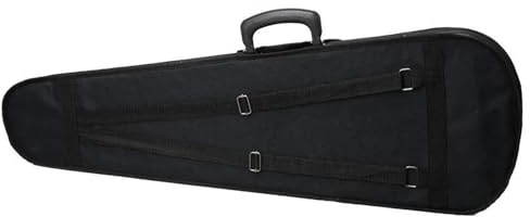 Geigenkasten Roter Violinenkoffer 1/8 1/4 1/2 3/4 Größe Professioneller Dreieckiger Violinen-Hartschalenkoffer Rote Innenseite Des Violinenkoffers(1/4)