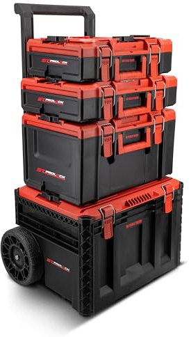 SET de 4 Maletines apilables (A+C+D+E) ST PROLOCK de STAYER