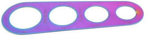 VERDANVERSE Medidor De Espaguetis De Acero Inoxidable Con Orificios Para Control De Porciones Herramienta De Cocina Para Medir Pasta y Facilitar La Cocción Adecuado Para Raciones Pequeñas y