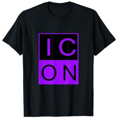 Purple IC/ON Purple Graphic Camiseta