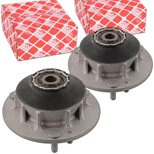 2 Febi Domlager 10mm Tieferlegung vorne | für E81 E46 E90 E91 E39 E60 passend für E81 E46 E90 E91 E39 E60