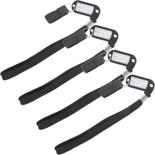 Alipis Dragonnes pour Cannes de Marche Ergonomiques en Nylon et Plastique, Lot de 4 Pièces, Confortables et Anti-perte pour Randonnées et Usage Quotidien
