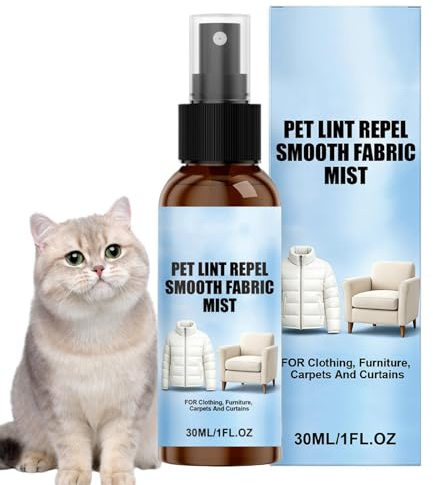 Djurhårborttagare Spray för Hund och Katt Antistatisk Portabel Rengöring | 30 ml Hundhårsborttagningsspray För Säng Användning I , Vardagsrum, Kontor, Soffa, Säng, Stol, Matta, Kläder, Tyg Och