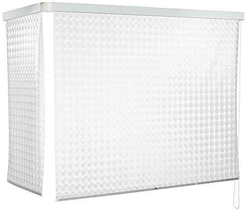 ECO-DuR 4024879002527 Kassetten ECK Duschrollo 137 x 62 cm weiß - Kreisel