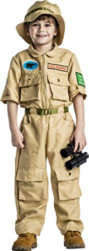Dress Up America Boys Zookeeper Kostym - Storlek Toddler 4 (3-4 år)