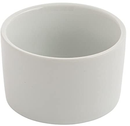 Olympia Whiteware Contemporary Ramekins 90mm Porcelain Dishes Bakeware 12pc