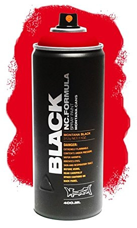 Montana BLK2093 Code Red Sprühlack, Rot, 400 ml