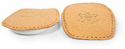 Kaps Elflex Semelles Intérieures avec Amortissement de Talon en Latex Doux et Cuir de Tannage Végétal - Coussinet Auto-Adhésif - Toutes Tailles Disponibles - 1 Paire (Frau/EUR 38-40)