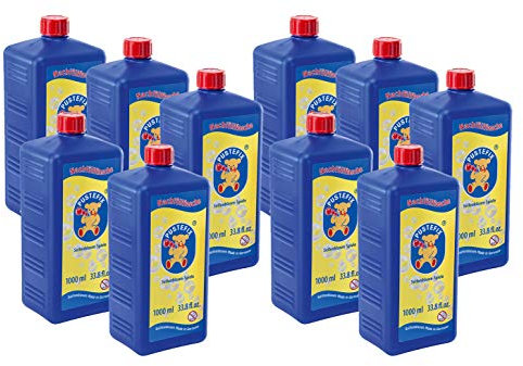 PUSTEFIX Seifenblasen Nachfüllflasche Maxi 1000 ml (10 Nachfüllflaschen)