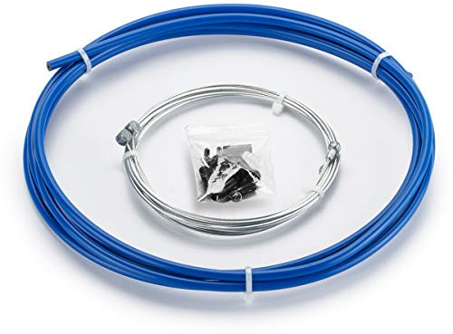 Chooee Universal Bicycle Brake Cable Housing Kit for Mountain Bike or Road Bikes,Standard,Blue