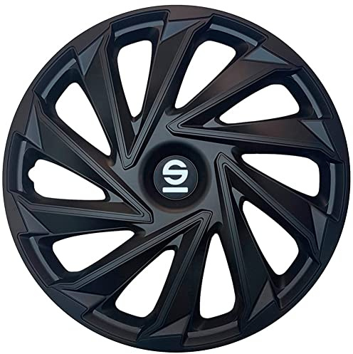 Sparco Radzierblenden Varese - 14-Zoll - Schwarz - Satz mit 4 Stück