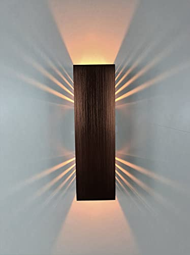 SpiceLED Wandleuchte ShineLED Kupfer Edition - Indirekte Beleuchtung mit Schatteneffekt - dimmbare Up & Down Wandlampe - 4200 Kelvin - 6W - Lichtfarbe