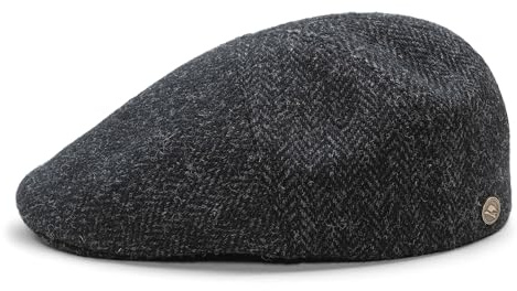 Sterkowski Ivy Five | 100% Harris Tweed Schirmmütze für Herren und Damen | Elegant Praktisch Flat Cap
