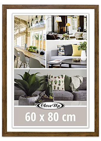 Close Up Cadre pour poster 60 x 80 cm aspect bois chêne foncé