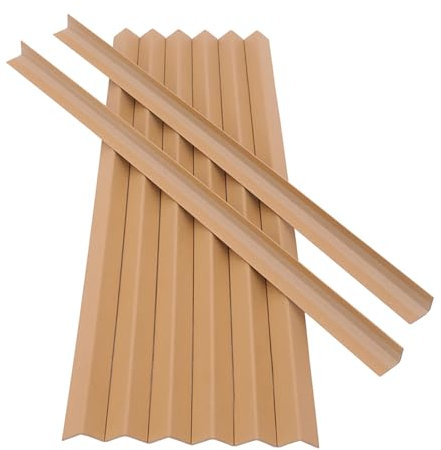 L-förmige Karton-Eckverpackung, Der Rand Des Frachtkartons Ist 0,4 Cm Dick, Antikollisionsstreifen, Geeignet for Kunst, Verpackung, Versand (Color : W-5cm/1.96in, Size : 80cm/31.5in)