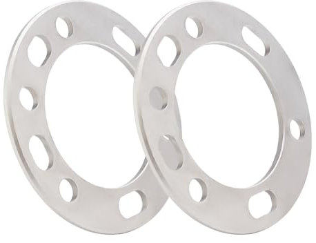 HOBBIESAY Distanziatori ruota in alluminio, 17,5 cm, distanziali centrati sul mozzo, rondelle, adatti per la ruota piatta, rotondi, 6 mm, spessi, 16 mm, 25,5 x 18 mm, per auto SUV