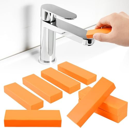 Borrador mágico de acero inoxidable, removedor de óxido y manchas, esponja limpiadora multiusos, para cocina, grifos, vidrio, herramientas de limpieza en húmedo y seco (3)