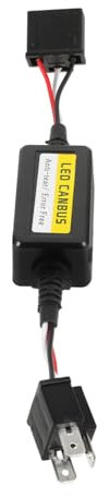 Abaodam Decodificatore Sfarfallio per Fari LED Auto Compatibile con Resistente e Affidabile per Guasti Illuminazione Automobilistica Facile