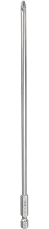 sourcing map #2 Embout de tournevis cruciforme PH2 6,35 mm tige hexagonale 200 mm de long tige de 0,5 cm Embouts de perceuse à tête cruciforme magnétique en acier S2 pour tournevis électriques