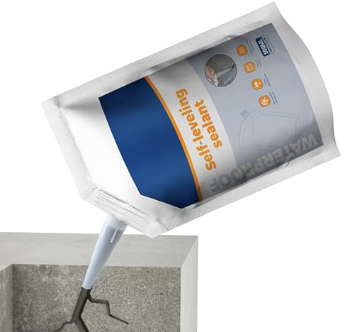 500ml Remplisseur Liquide pour Fissures Dans le Béton, Mastic de Réparation Étanche pour Fissures de Béton, Ciment Liquide Séchage Rapide, Colle Multi-Usages pour Réparer Fiissures Dalles de Bétton