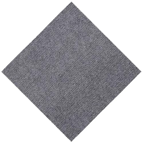 Losetas De Moqueta Autoadhesivas De 30 X 30 Cm - Se Despegan Y Pegan, Antideslizantes E Impermeables | Aptas para Salones, Dormitorios Y Oficinas (10 Unidades)(Gray)