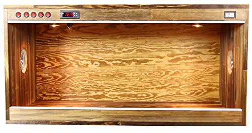 Terrario per rettili, Terrario for rettili in legno marrone 100/120x50x50cm(120x50x50cm)