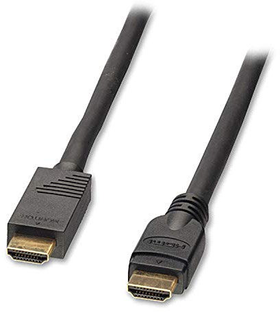 Lindy 41052 Cavo HDMI, 4K, 3D, High Speed Attivo, 15 mt, Nero/Antracite