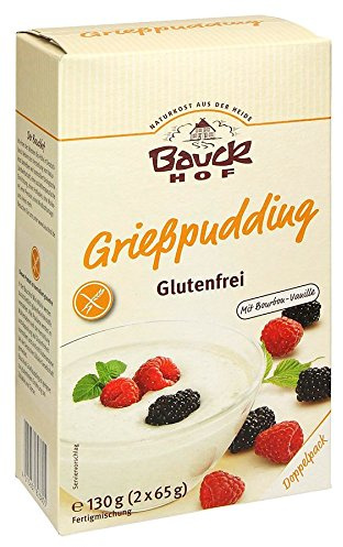 Bauckhof Bio Bauck Bio Grießpudding, glutenfrei (12 x 130 gr)