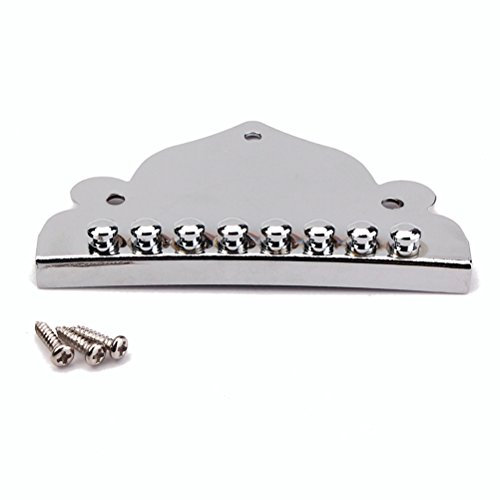 Gitarren Saitenhalter Mit Schrauben Austausch Von Mandolinenteilen Gitarrenbauer Saitenhalter Für Mandoline Mit 8 Saiten Dreieckig Plattierter Saitenhalter Erdfarben Platte Ziehen