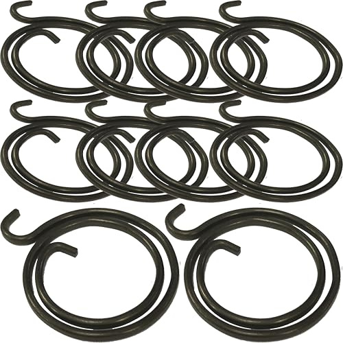 Universal Hardware Lot de 10 ressorts de rechange à 2 tours pour poignée de porte - Épaisseur : 1,8 mm