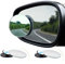 2 Pcs Espejo Retrovisor de Punto Ciego, Rimless HD Cristal Gran Angular 360 ° Retrovisor Angulo Muerto Exterior Espejo Ajustable Universal Coche, Moto, Camiones, SUV, Furgonetas, etc