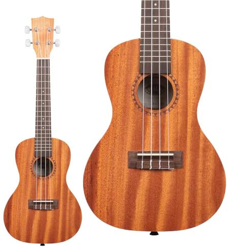 KALA KA-15 C - Satin Mahogany Concert Ukulele, with Bag (UB-C)