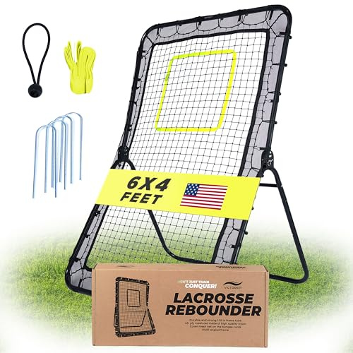 VICTOREM Lacrosse Rebounder Pitching Net