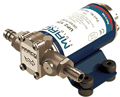Marco UP2 Pumpe mit Bronzezahnrädern 10 l/min 1,5 Bar 12V Transferpumpe Bootspumpe Dieselpumpe Schiffspumpe Heizölpumpe Förderpumpe Yachtpumpe