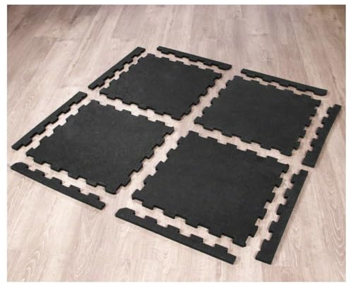 Sport-Tec Bodenschutzmatte, 4 Matten je 50x50 cm, Puzzlematte, Puzzle-Boden
