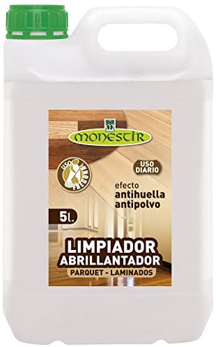 MONESTIR - Limpiador Abrillantador para Parquet y Laminados - 5 Litros