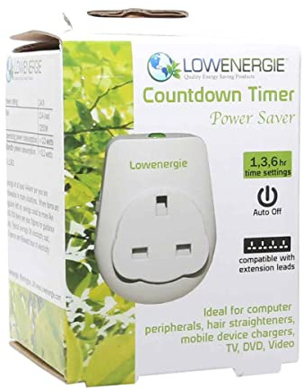 Lowenergie Energy saving countdown timer switch socket (1, 3, 6 hour)
