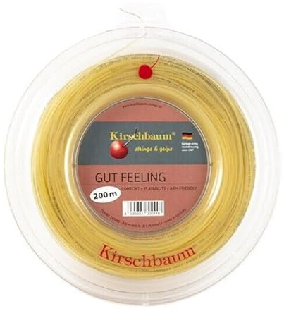 Kirschbaum Gut Feeling Unisex Vuxen Tennisrep, Naturlig, 1,25 mm