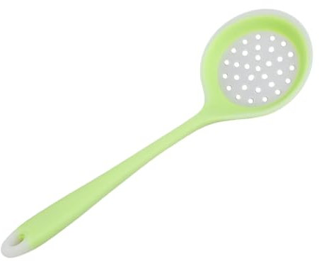Scolapasta in silicone a lunga durata conveniente in silicone non da cucina cucchiaio scolapasta scanalato per colino da cucina cucchiaio in silicone schiumarola cucchiaio