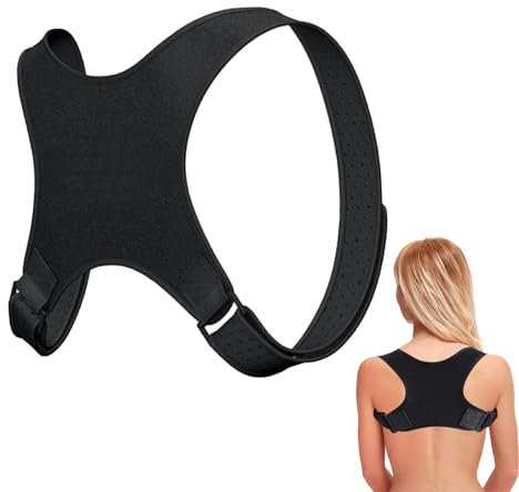 Rücken Geradehalter, Rückengurt, Haltungskorrektur Rücken Damen und Herren, Rückenstützgürtel, Schultergurt Haltungskorrektur, Posture Corrector Men, Haltungstrainer, Nacken Schulter Korrektur (A)