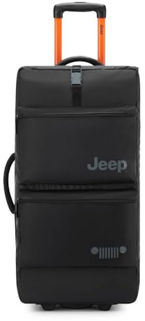 DELSEY PARIS Jeep - JS006B - Sac De Voyage Souple 73 cm x 36 cm x 30 cm - 64 L - XL - Noir