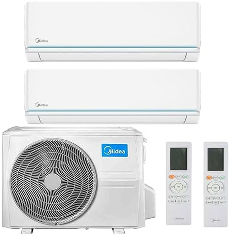CLIMATIZZATORE DUAL 9+12 MIDEA EVOLUTION A++A+ R32 M2OG-14HFN8-Q R-32 Wi-Fi Optional