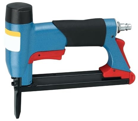 Pistolet de tir pneumatique sans huile, sparapun 8016LN Pistolet à ongles pneumatique à bouche longue, outil pour agrafeuse fine, outil pour clouer pour meubles, outil pneumatique