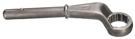 sourcing map Llave de mango tubular de extremo de caja de 1-3/8 pulgadas CR-V de 12 puntos de compensación de un solo extremo llave Torx de cuello alto para apretar quitar tornillos y sujetadores,